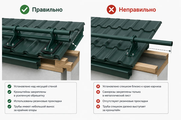 Монтаж снегозадержателей своими руками на крышу: пошаговая инструкция в ТД Кровельный в ТД Кровельный