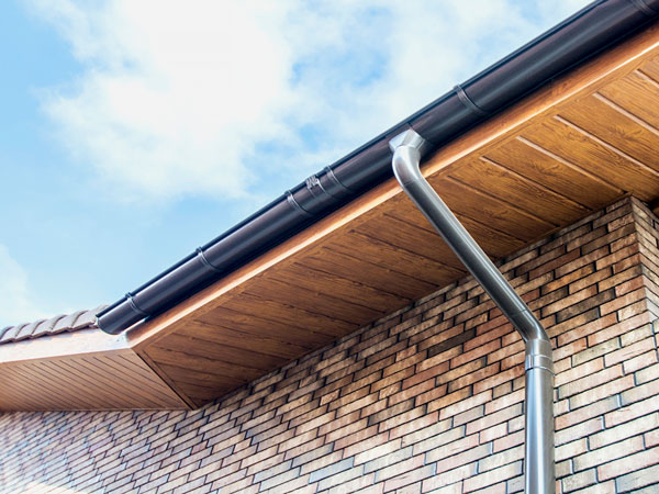 Софит коричневый с перфорацией