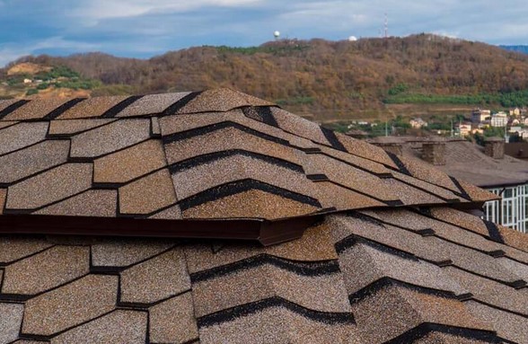 крыша дома черепица shinglas от технониколь